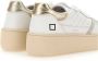D.a.t.e. Witte Leren Sneakers met Ventilatiegaten en Luxe Gouden Hiel White Dames - Thumbnail 14