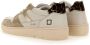 D.a.t.e. Ivory Lage Sneakers met Suède Details en Ponyhaar Patch Beige Dames - Thumbnail 8