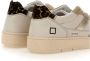 D.a.t.e. Ivory Lage Sneakers met Suède Details en Ponyhaar Patch Beige Dames - Thumbnail 11