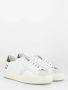 D.a.t.e. Witte Leren Sneakers met Zilveren Laminaat White Dames - Thumbnail 5