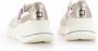 D.a.t.e. Witte Sneakers met Glanzend Fuchsia en Ivoor Leren Details White Dames - Thumbnail 7