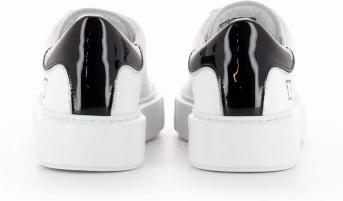 D.a.t.e. Leren Sneakers met Verwijderbare Binnenzool Wit Dames