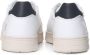 D.a.t.e. Witte sneakers met geperforeerde neus en geëmbosseerd logo White Heren - Thumbnail 9