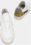 D.a.t.e. Witte Lage Sneakers van Leer met Groene Details White Heren - Thumbnail 3