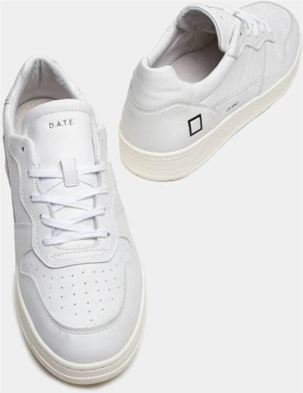 D.a.t.e. Witte Court 2.0 Mono Sneakers Wit Heren