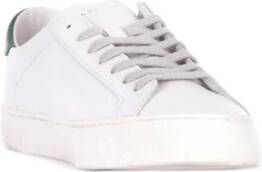 D.a.t.e. Witte Leren Logo Zij Sneakers Wit Heren