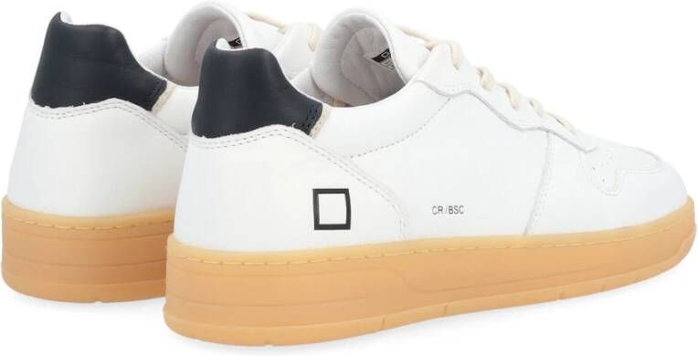 D.a.t.e. Basic Court 2.0 Sneakers Wit Leer Wit Heren
