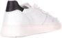 D.a.t.e. Witte Leren Sneakers met Gedurfde Zwarte Inzet White Heren - Thumbnail 2