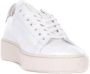 D.a.t.e. Witte Lage Sneakers van Leer met Geëmbosseerde Details White Heren - Thumbnail 4