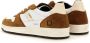 D.a.t.e. Witte Leren Sneakers met Bruine Suede Inzetstukken White Heren - Thumbnail 8