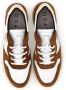 D.a.t.e. Witte Leren Sneakers met Bruine Suede Inzetstukken White Heren - Thumbnail 9