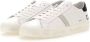 D.a.t.e. Witte leren sneakers met suède inzetstukken White Heren - Thumbnail 6