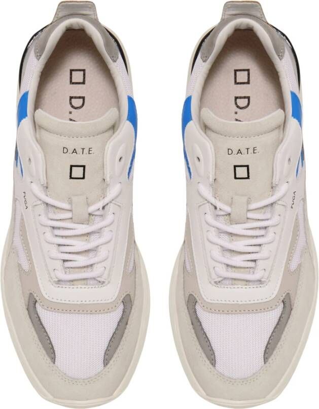 D.a.t.e. Witte Date Sneakers Wit Heren