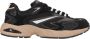 D.a.t.e. Zwarte Mesh Sneaker met Contrasterend Logo Zwart Heren - Thumbnail 3