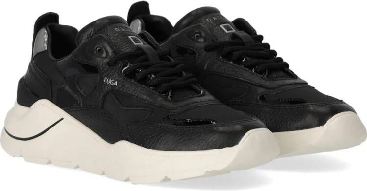 D.a.t.e. Fuga Natural Zwarte Sneaker Zwart Dames