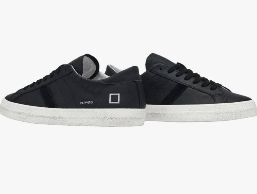 D.a.t.e. Zwarte Sneakers Zwart Heren