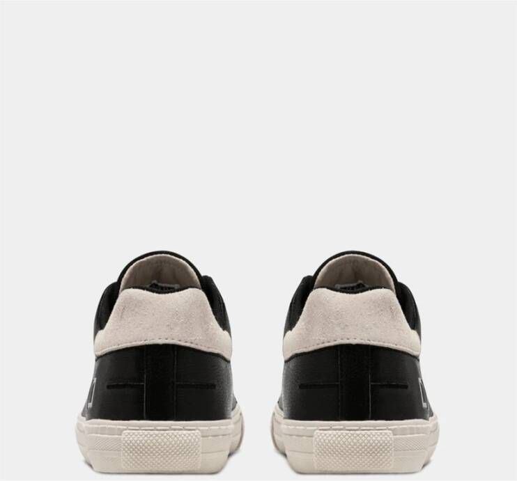 D.a.t.e. Lage Leren Sneakers M361-Hl-En-Hy Zwart Heren