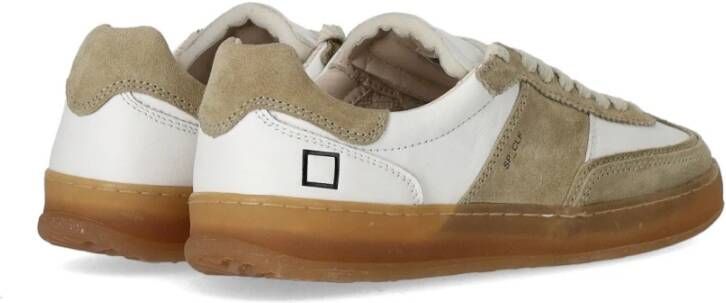 D.a.t.e. Sportieve witte beige sneaker Multicolor Dames