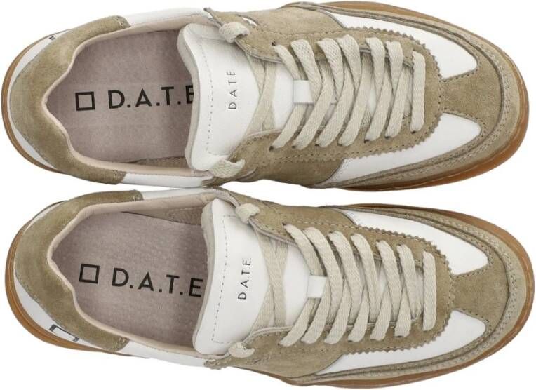 D.a.t.e. Sportieve witte beige sneaker Multicolor Dames