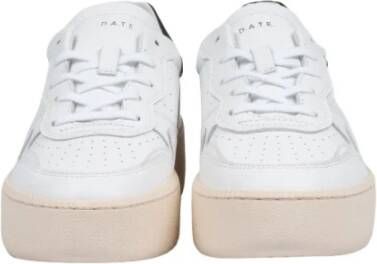 D.a.t.e. Step Calf Sneakers in wit en zwart Wit Dames