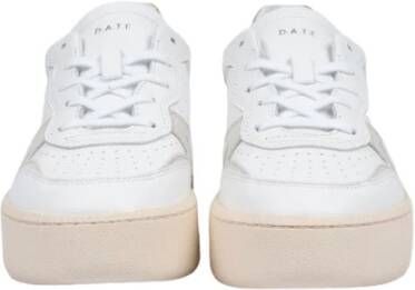 D.a.t.e. Step Calf Wit en Goud Sneakers Wit Dames