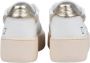 D.a.t.e. Witte Leren Sneakers met Ventilatiegaten en Luxe Gouden Hiel White Dames - Thumbnail 4