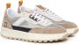 D.a.t.e. Beige Sneakers met Zwarte Leren Details Beige Heren - Thumbnail 3