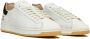 D.a.t.e. Witte Sneakers met Crèmewitte Rubberen Neus en Suède Tong White Heren - Thumbnail 12