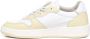 D.a.t.e. Witte leren sneaker met logo Multicolor Dames - Thumbnail 9