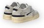 D.a.t.e. Witte Leren Platte Schoenen Geperforeerde Neus White Heren - Thumbnail 11