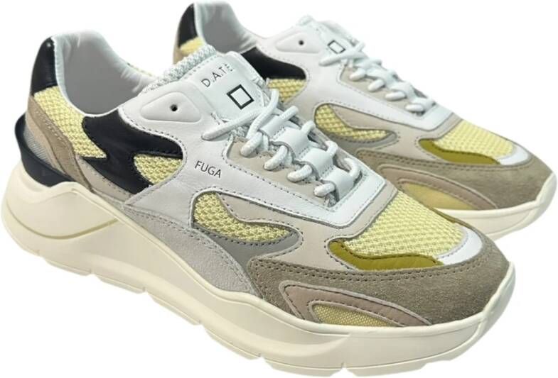 D.a.t.e. Suède sneaker met gelzool Multicolor Heren