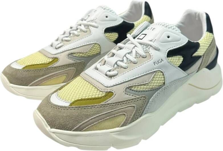 D.a.t.e. Suède sneaker met gelzool Multicolor Heren