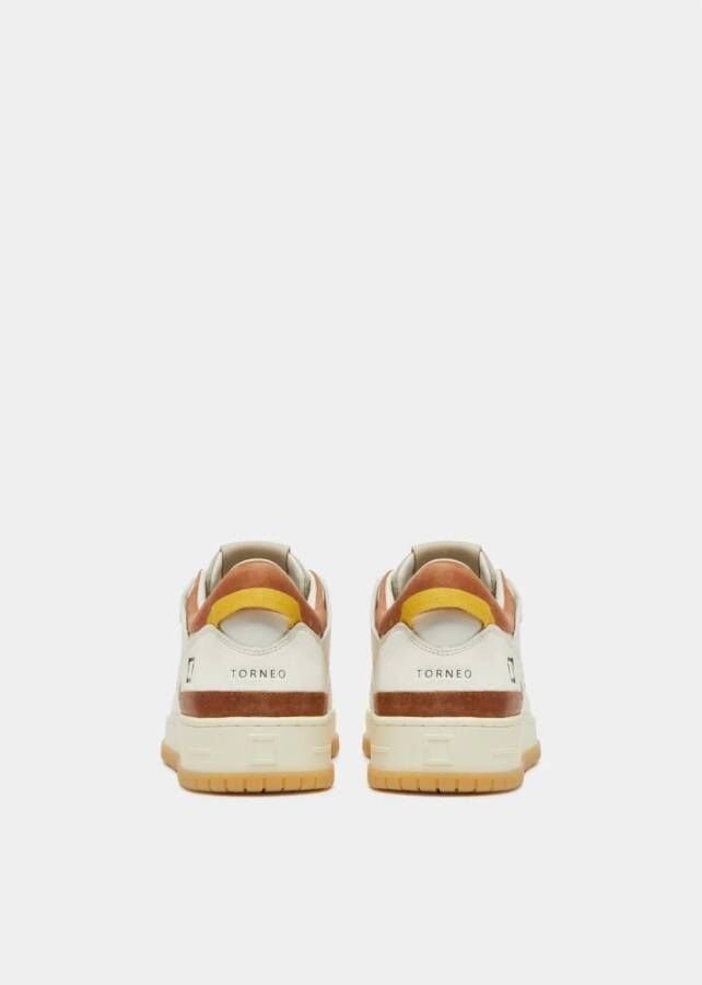 D.a.t.e. Torneo Beige Sneakers White Heren