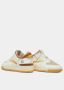 D.a.t.e. Witte Leren Platte Schoenen Geperforeerde Neus White Heren - Thumbnail 9
