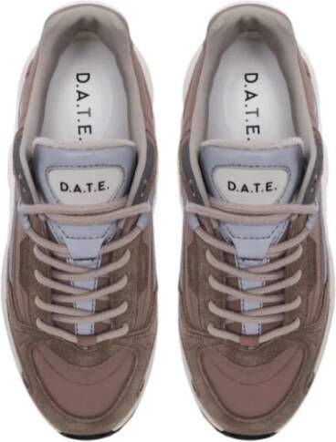 D.a.t.e. Vela Mono Leren Sneakers Brown Dames