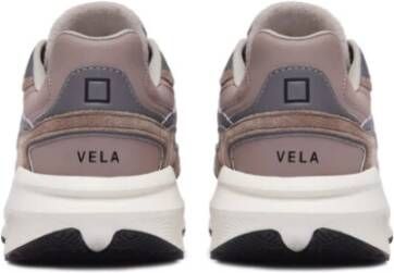 D.a.t.e. Vela Mono Leren Sneakers Brown Dames