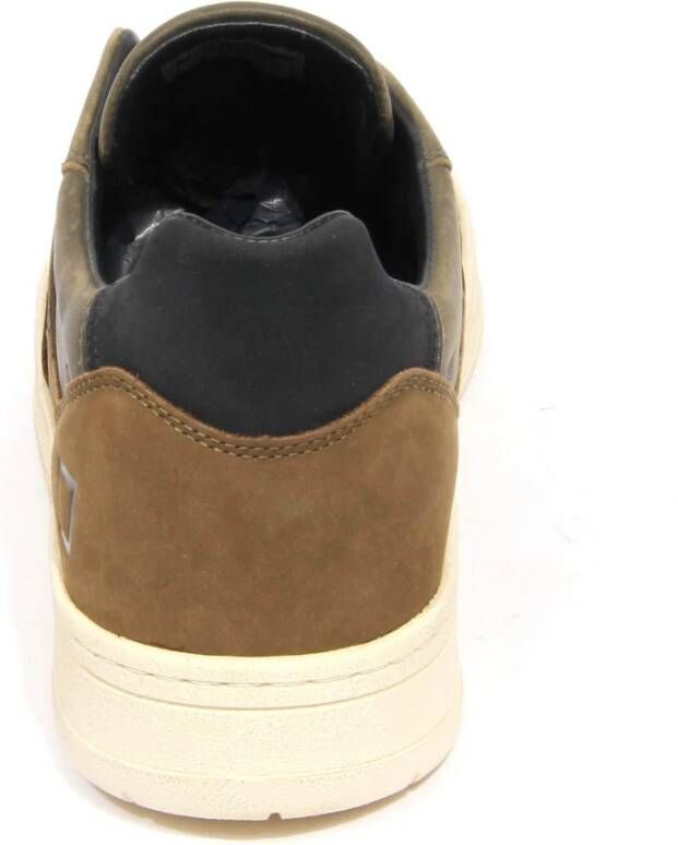 D.a.t.e. Vintage Court 2.0 Groene Schoenen
