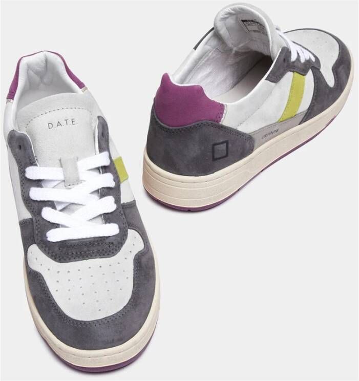 D.a.t.e. Vintage Court Sneakers voor vrouwen Multicolor Dames