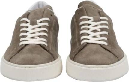 D.a.t.e. Vintage Groene Militaire Sneakers Grijs Heren