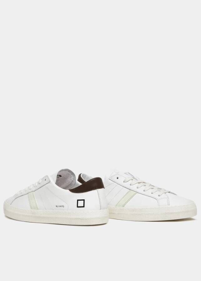 D.a.t.e. Vintage Hill Low Sneakers Bruin White Heren