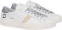 D.a.t.e. Vintage Hill Low Wit Paarse Sneakers White Dames - Thumbnail 3