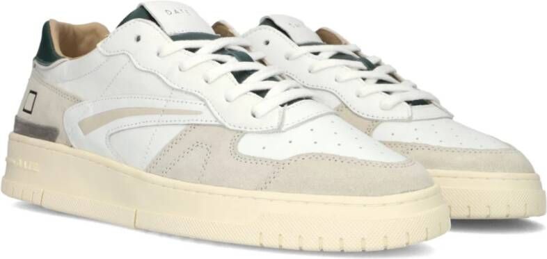 D.A.T.E Lage Sneakers Heren Torneo Pure Vintage Maat: 43 Materiaal: Leer Kleur: Wit - Foto 3