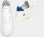 D.a.t.e. Wit-Blauw Leren Sneakers White Heren - Thumbnail 2