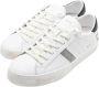 D.a.t.e. Wit-Blauwe Lage Sneakers voor Mannen - Thumbnail 2