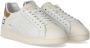D.a.t.e. Witte Bruine Sneaker met Suède Inzet White - Thumbnail 2