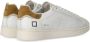 D.a.t.e. Witte Bruine Sneaker met Suède Inzet White - Thumbnail 4