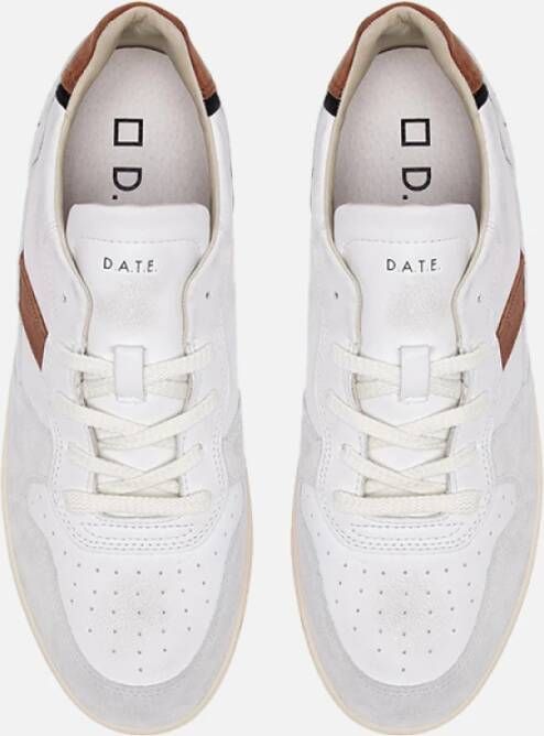 D.a.t.e. Witte Casual Sneakers White Heren