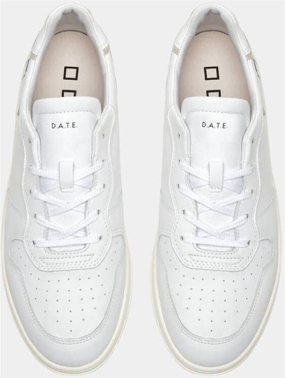D.a.t.e. Witte Court Sneakers White Heren