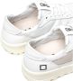D.a.t.e. Witte en Beige Leren Sneakers White Dames - Thumbnail 3