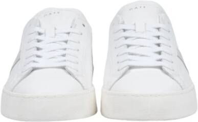 D.a.t.e. Witte en Zwarte Hill Low Sneakers Wit Heren